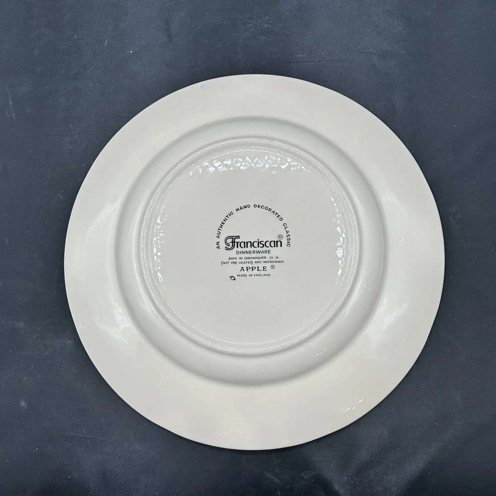 Vintage Franciscan Apple Dinner Plate 10.75